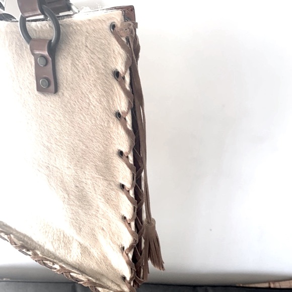 Vintage Dolce & Gabbana Fur and Leather Tote - Picture 7 of 14